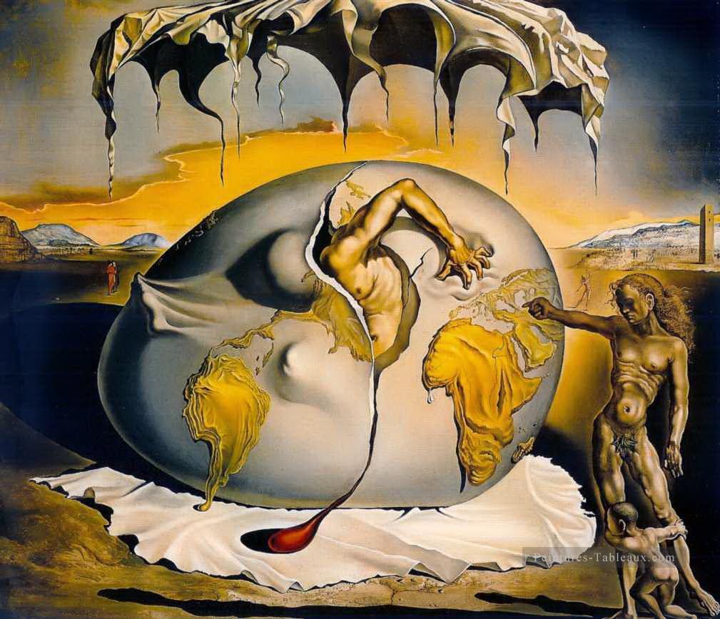 Geopolitical Child Watching the Birth of the New Man 2 Salvador Dali Oil Paintings